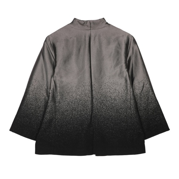 Eileen Fisher Open Shimmering Boucle Coat Textured Ombre Women’s Size Small - Picture 12 of 12